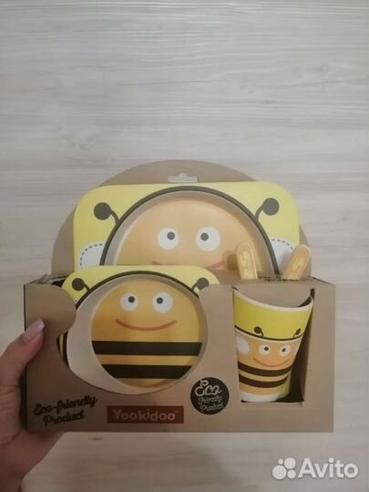 Детская посуда из бамбука