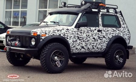 Расширители колёсных арок ваз нива 2121 3D