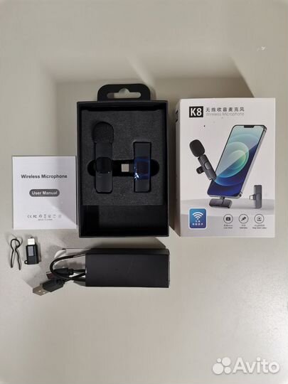 Микрофон петличный беспроводной
