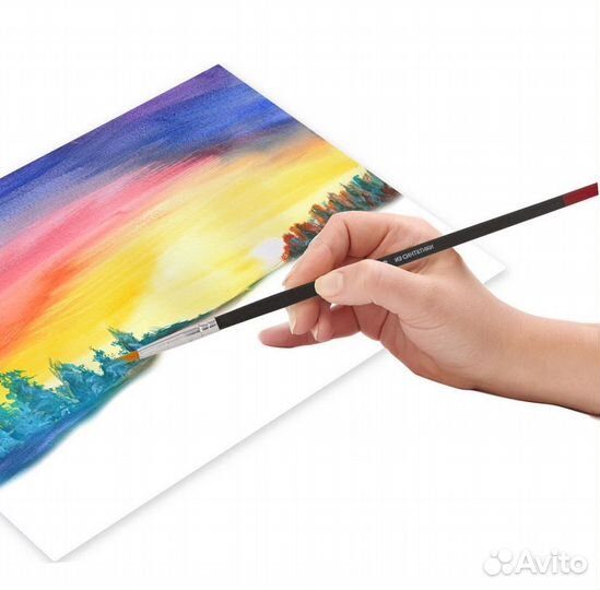 Кисть brauberg, синтетика, круглая, № 3