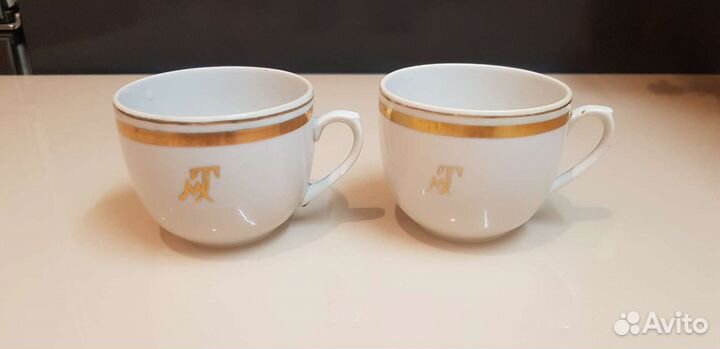 Чашки Вербилки фарфор СССР 1954-1965 г