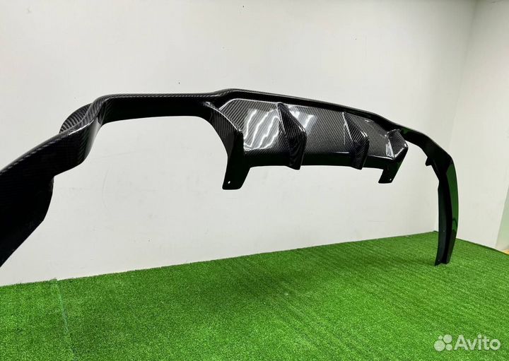 Диффузор задний карбон 3D Дизайн BMW X5M F85 F86