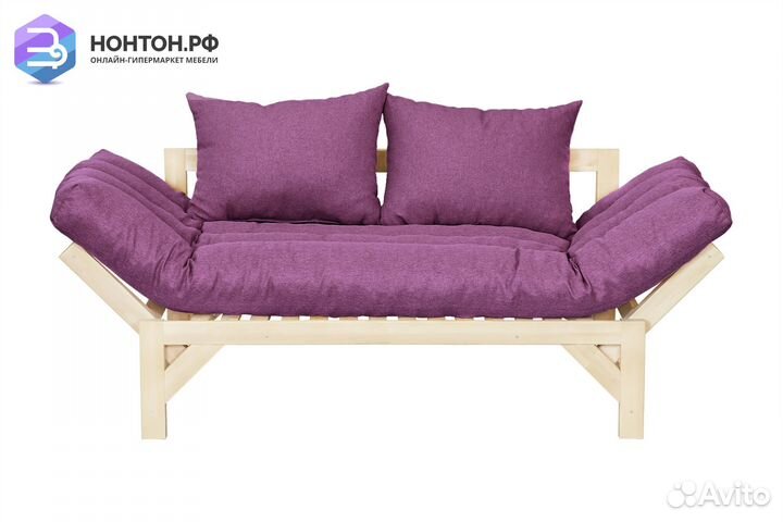 Диван кушетка Амбер-2 фиолетовый