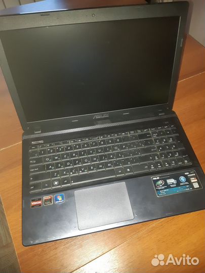 Ноутбук asus K55D 4 ядра 8 гб отличное состояние