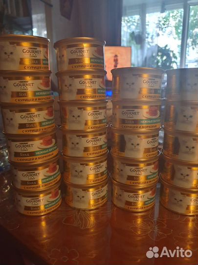 Корм для кошек gourmet