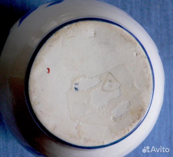 Ваза, старая Гжель