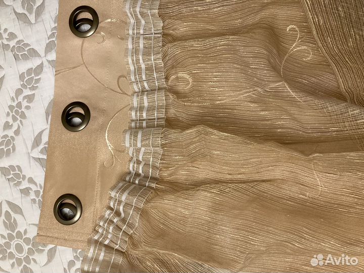 Комплект шторы+тюль