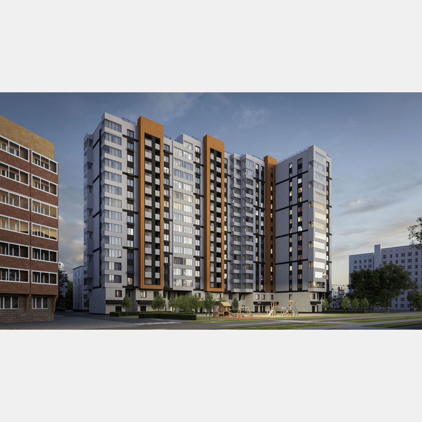 1-к. квартира, 39,5 м², 6/17 эт.
