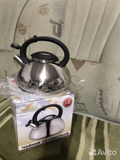 Чайник со свистком новый