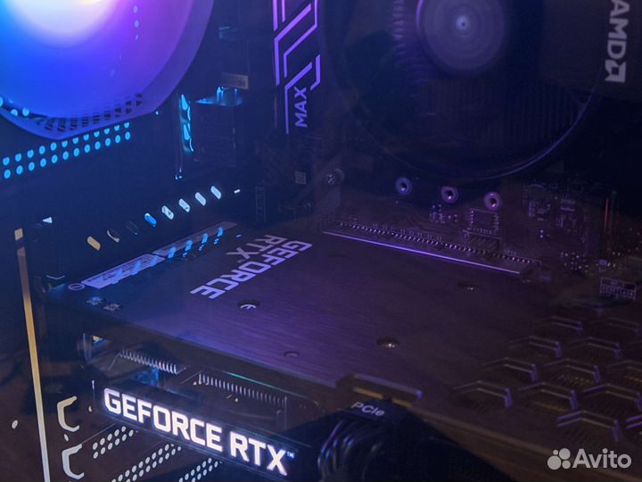 Игровой пк rtx 3060, процессор 6 ядер, 16гб, ссд