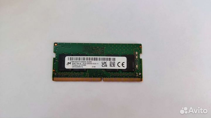 Оперативная память SO-dimm DDR4 8GB