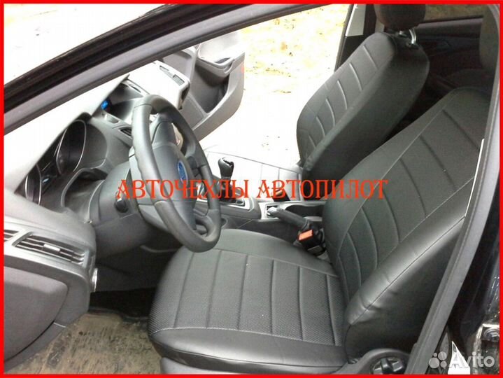 Чехлы Автопилот Ford EcoSport из экокожи чёрные