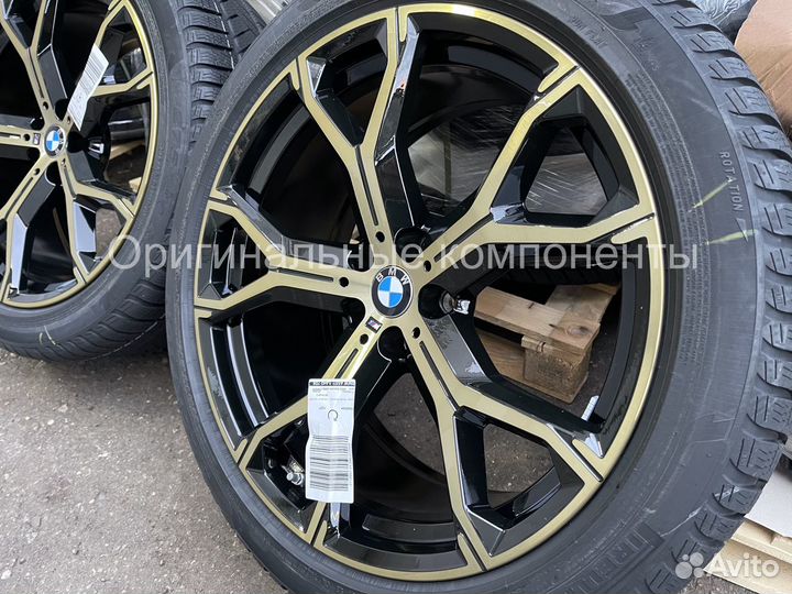 Оригинал. Зимние колеса R21 BMW X5, X6 2022, Gold