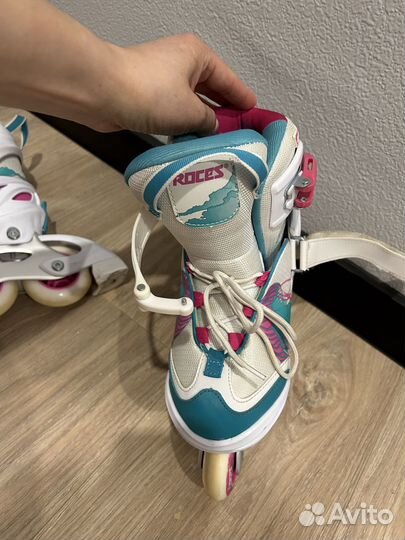 Ролики roces 30 35 раздвижные