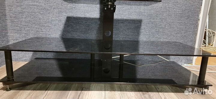 Полка стеклянная под тв akma PL15