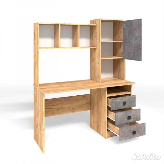 Стол ск 9 (дуб золотой крафт/ателье светлое)