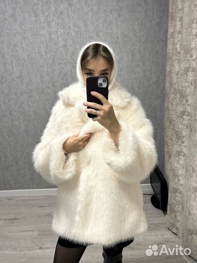 Шуба из эко меха