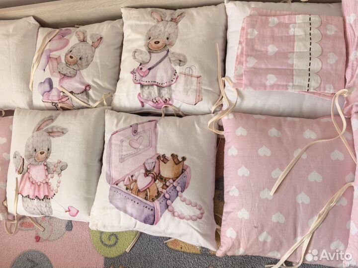 Бортики в детскую кроватку