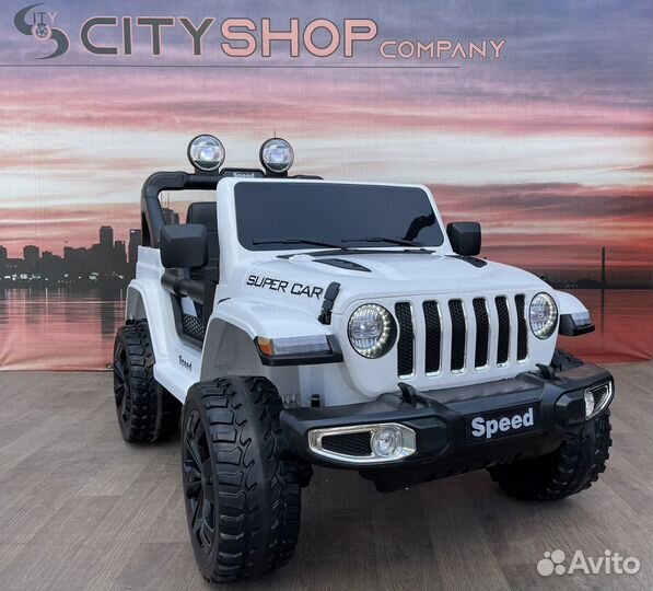 Детский электромобиль джип