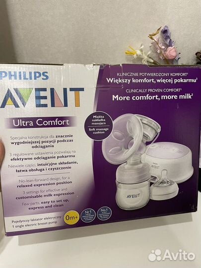 Молокоотсос электрический philips avent