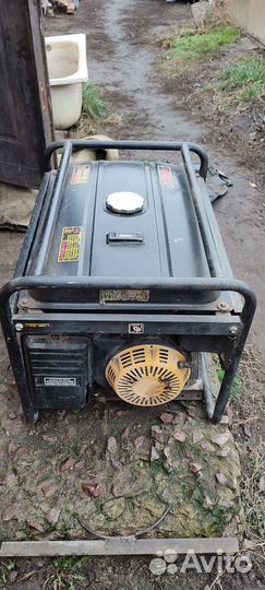 Huter dy5000l. Генератор бензиновый бу