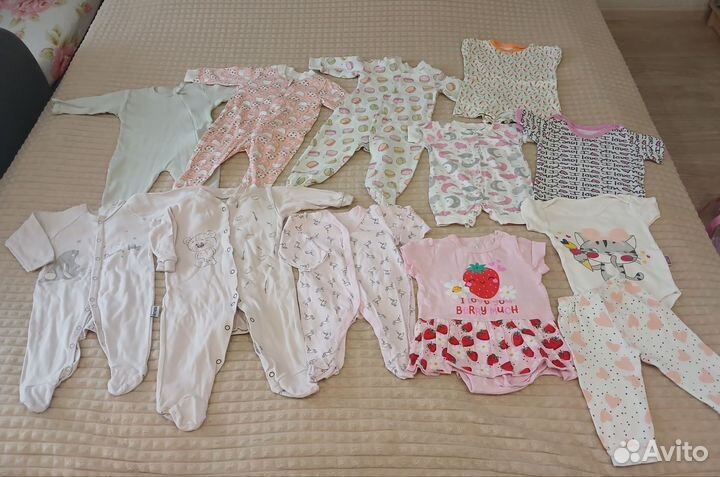 Вещи на девочку 56-80