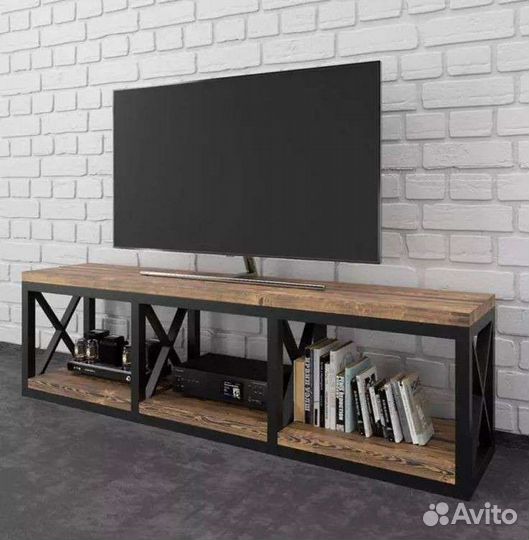 Тумба под телевизор лофт