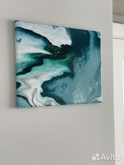 Картина флюид арт
