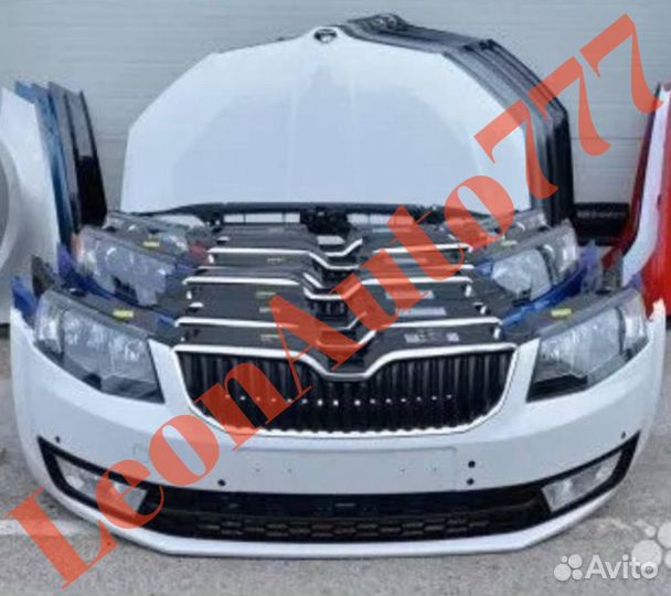 Бампер передний Skoda Octavia 3 A7 2013-2017 (4)