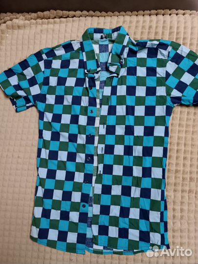 Рубашка на мальчика 134 примерно
