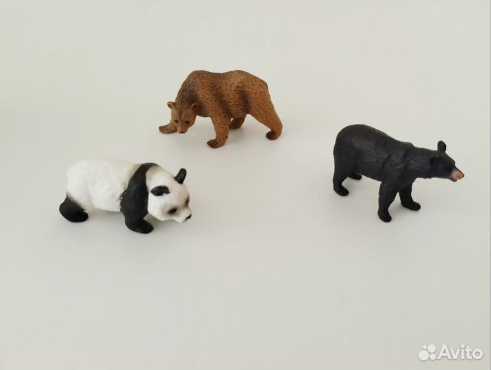 Фигурки животных Schleich, Collecta, Mojo