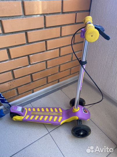 Самокат детский трехколесный бу
