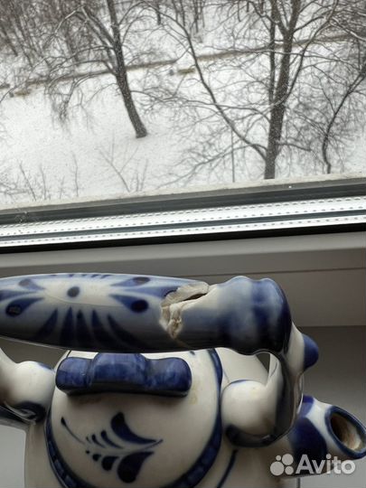 Фарфоровая посуда гжель