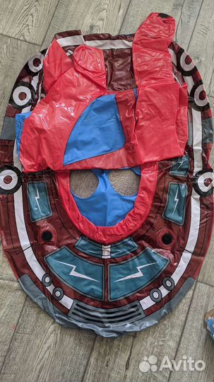 Круг надувной для плавания с тентом