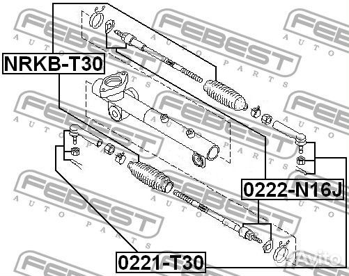 Пыльник рулевой рейки