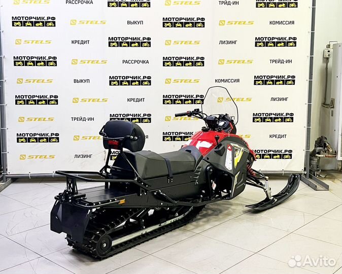 Снегоход Stels S200L Капитан (Красный)