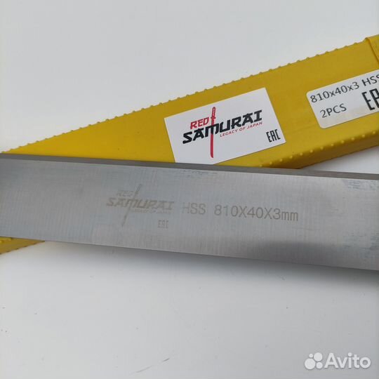 Нож строгальный 810x40x3 мм HSS (1 шт) RED samurai