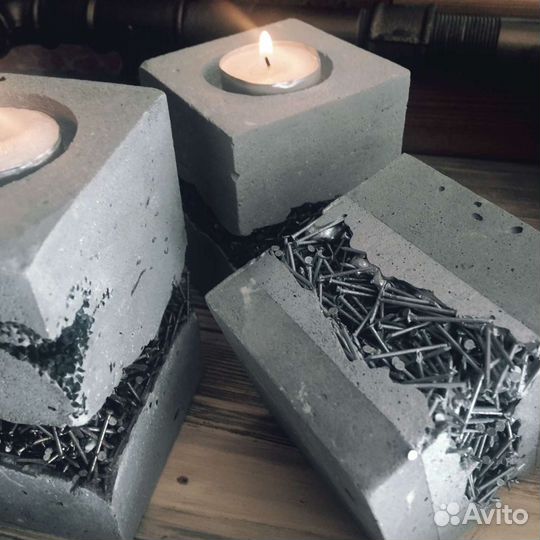 Подсвечник лофт