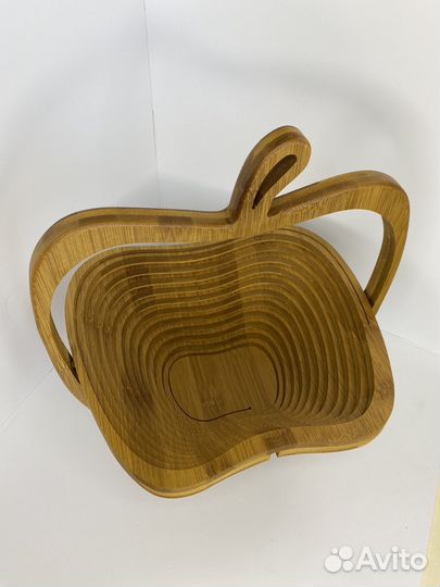 Деревянная корзина для фруктов