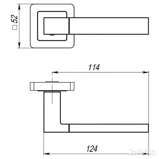 Ручка punto K.QL52.style (style QL) BL-24 черный