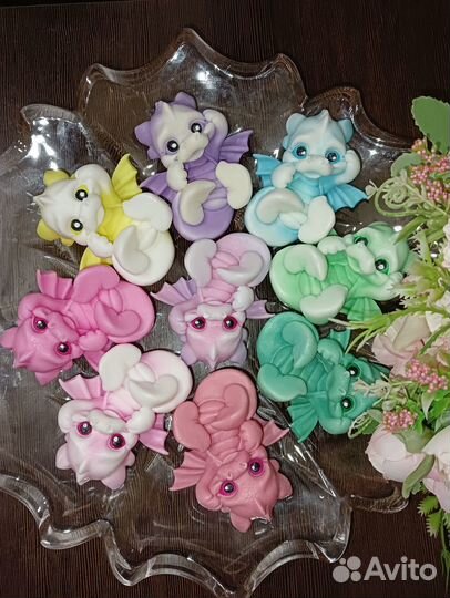 Мыло ручной работы дракон