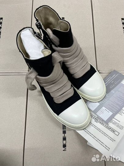 Кеды Rick Owens drkshdw High-Top Jumbo Lace