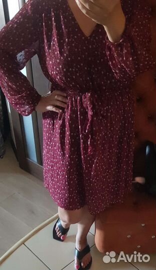 Платье шифоновые р.52-54