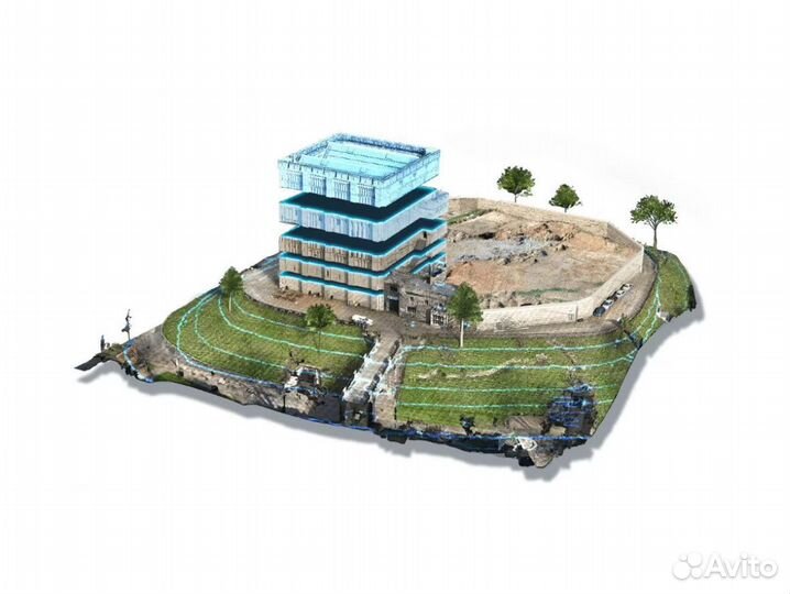 3D сканирование, аэрофотосъёмка, ортофотоплан