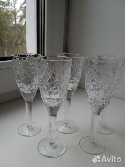 Рюмки, фужеры