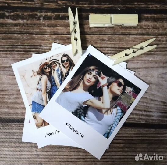 Печать Фото в стиле polaroid (полароид)