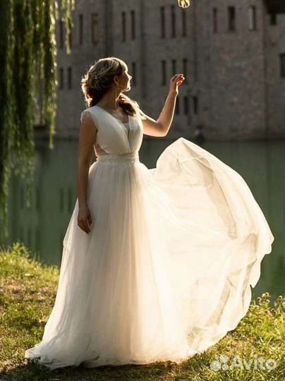 Свадебное платье и туфли