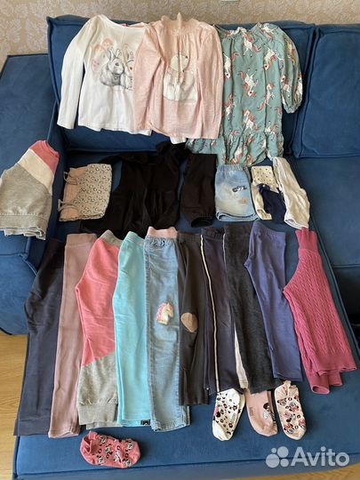 Вещи для девочки 3-4-5 лет пакетом
