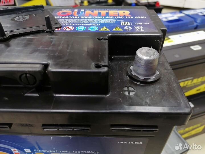 Аккумулятор на Peugeot пежо 60ач