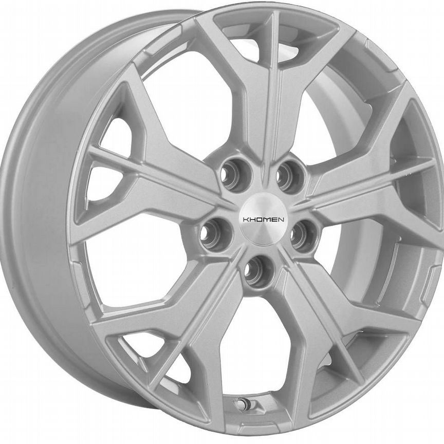 Диски Khomen KHW1715 7x17 5x112 ET54 D57.1 F-Silver
